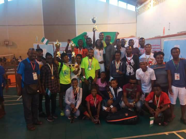 Nigerian contingent: group picture in Ivory Coast