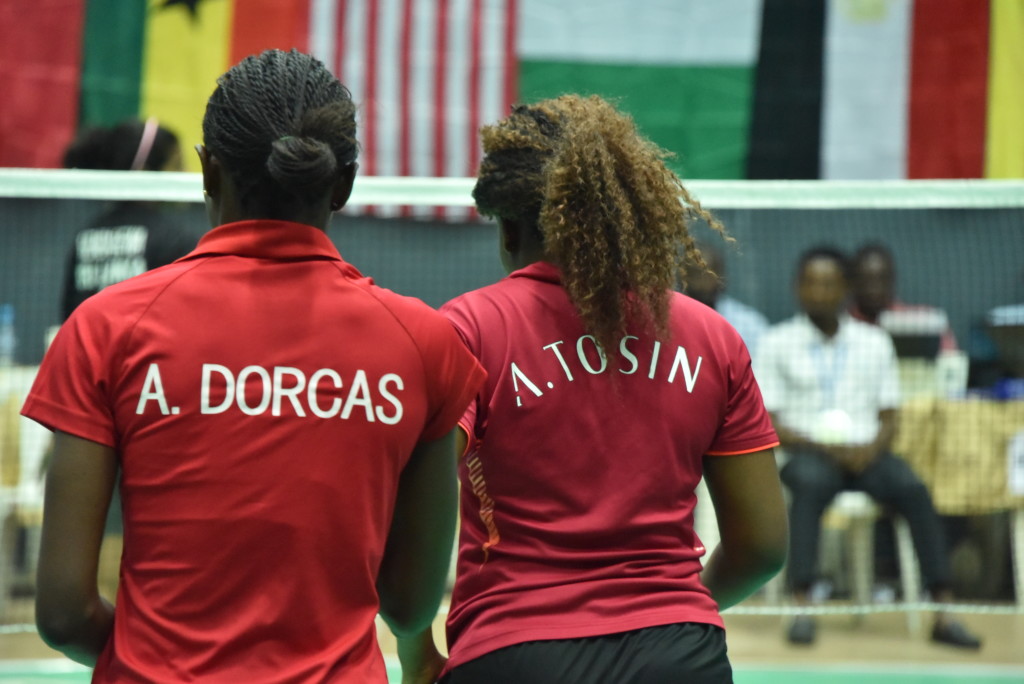 Women doubles: Tosin and Dorcas of Nigeria